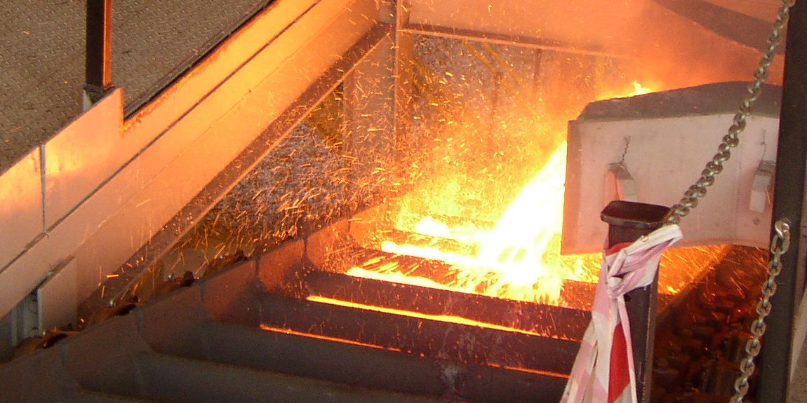 Industrial metal casting process