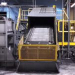 Factory equipment in operation